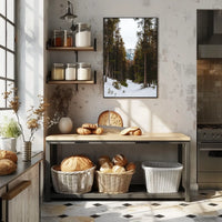 Serene Winter Landscape National Park Poster