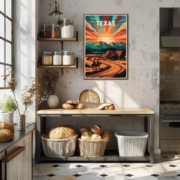 Texas Sunset Poster