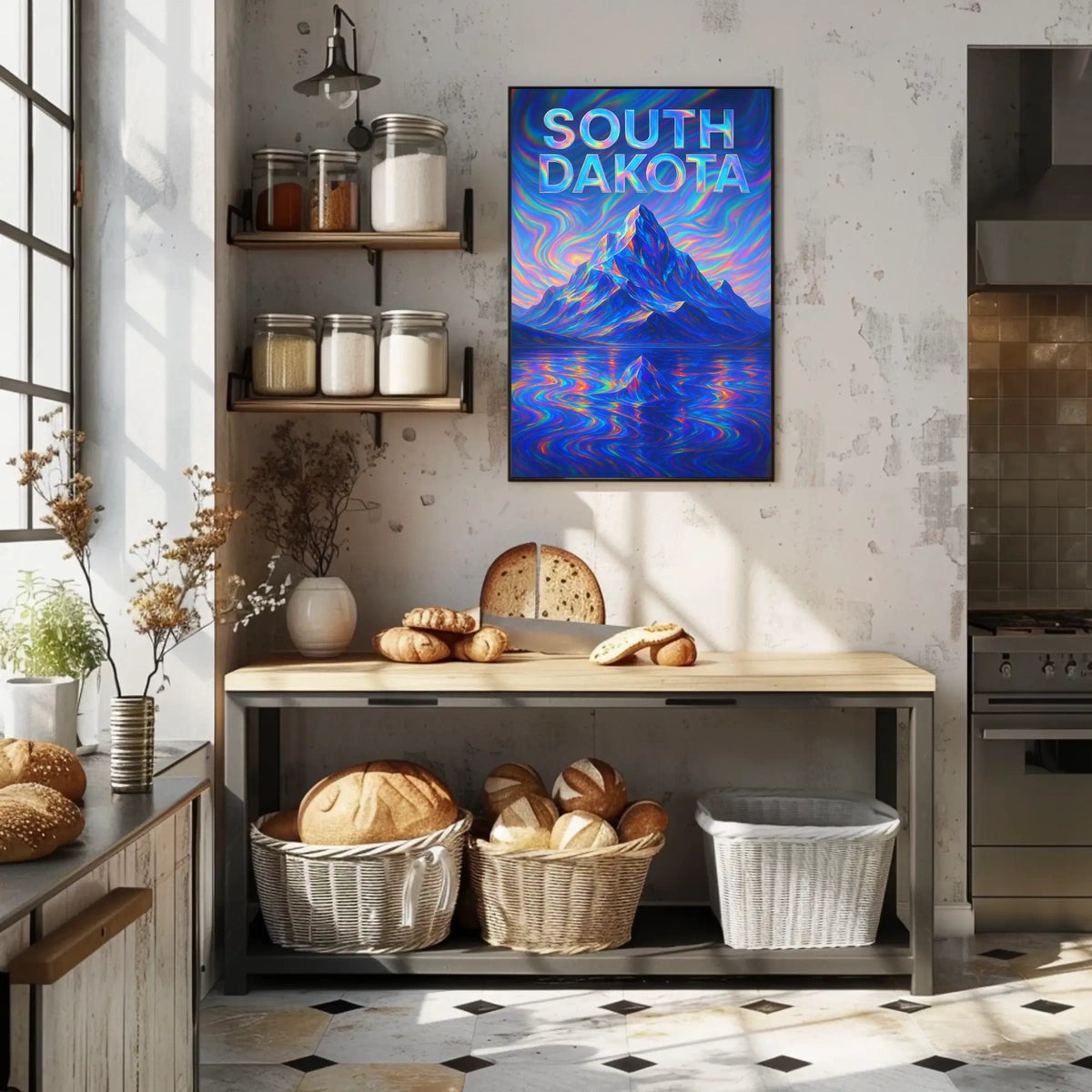 South Dakota Vibrant Landscapes Poster