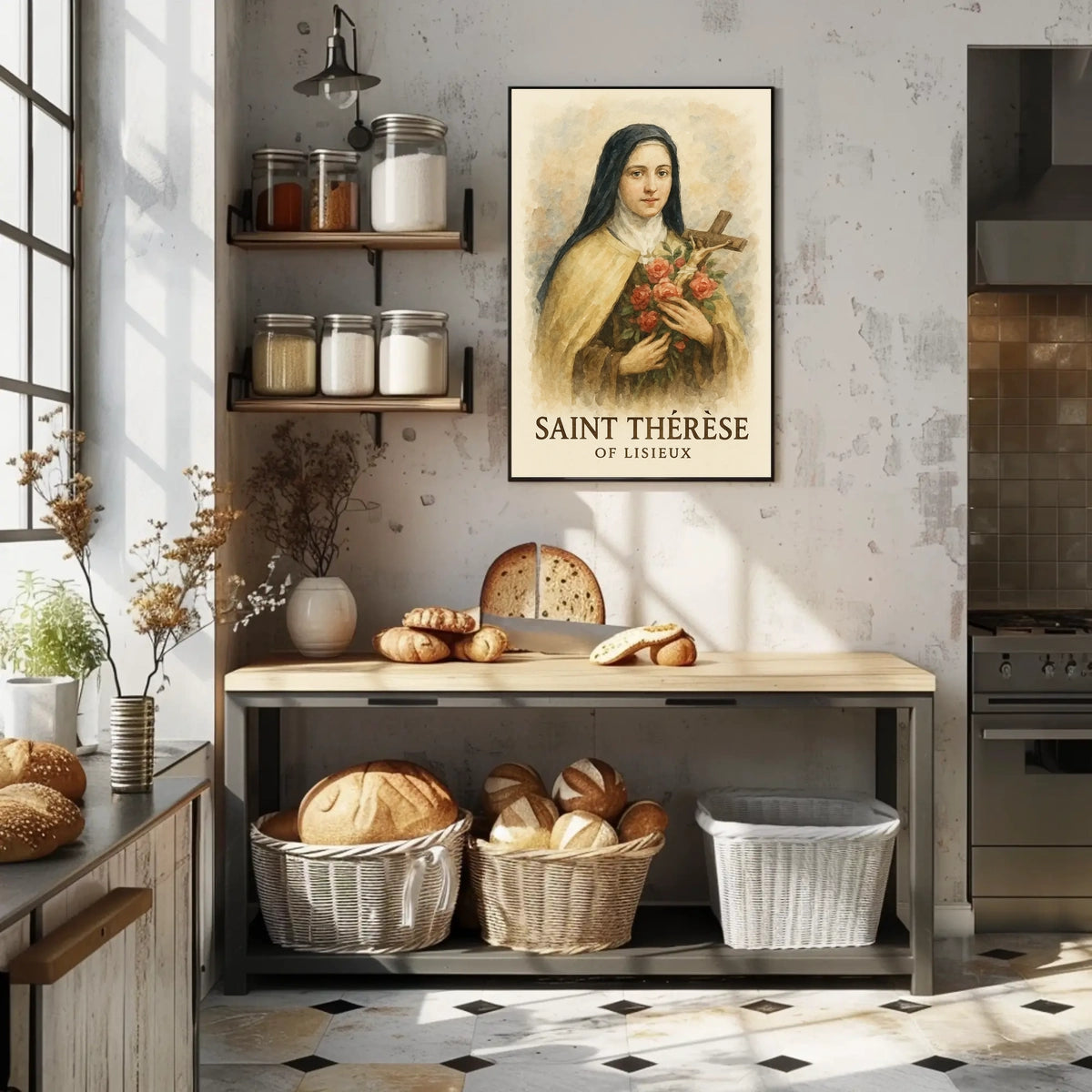 Saint Thérèse Of Lisieux Catholic Saint Portrait For Wall Art Poster