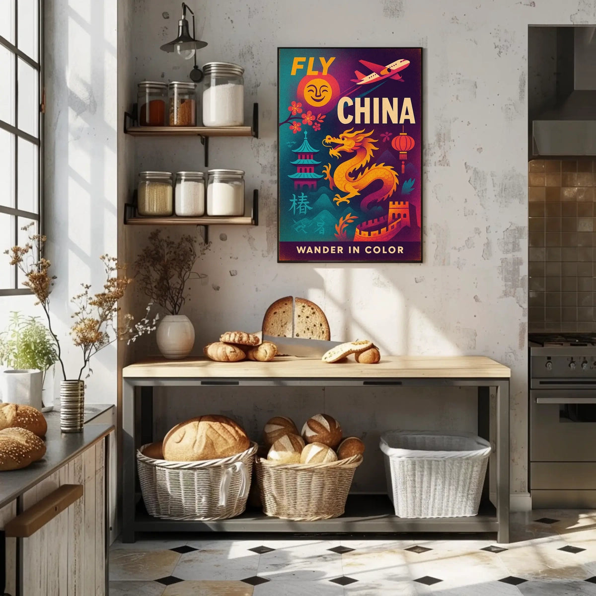 Fly China Wander in Color Poster