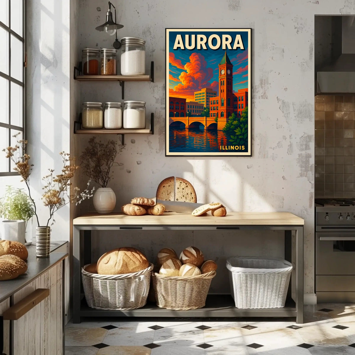 Aurora, Illinois Poster