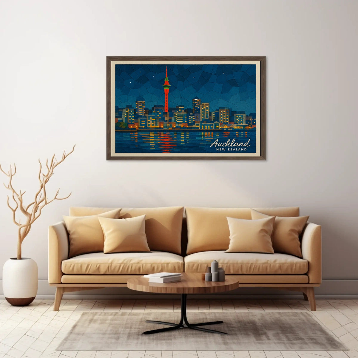 Auckland Skyline Poster