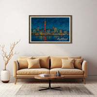 Auckland Skyline Poster