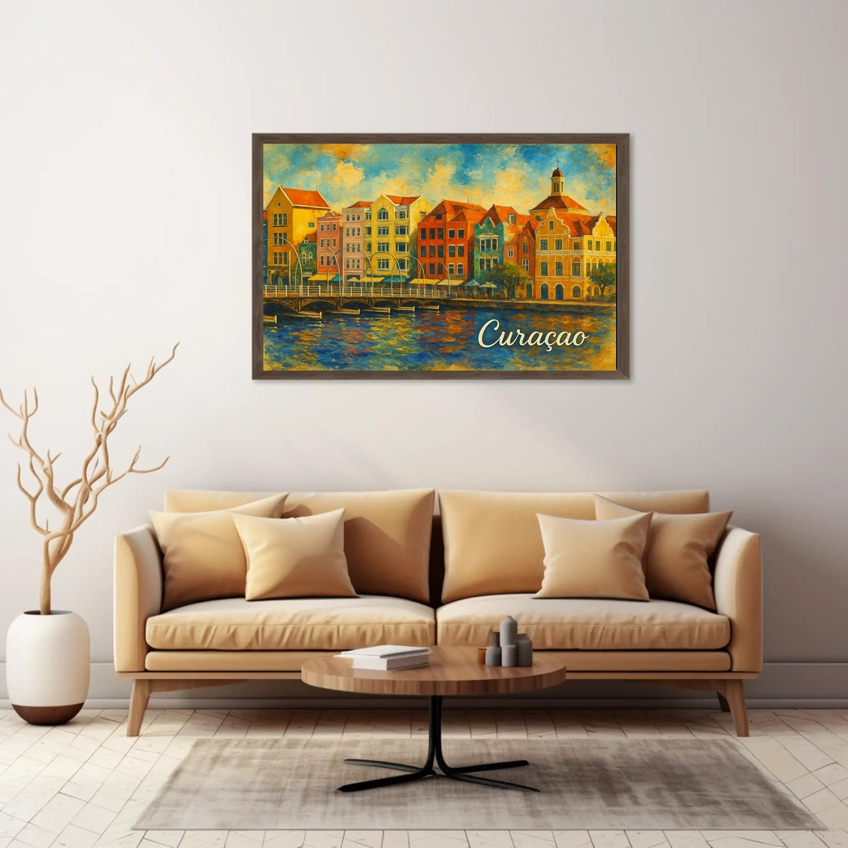 Colorful Curaçao Poster