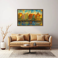 Colorful Curaçao Poster