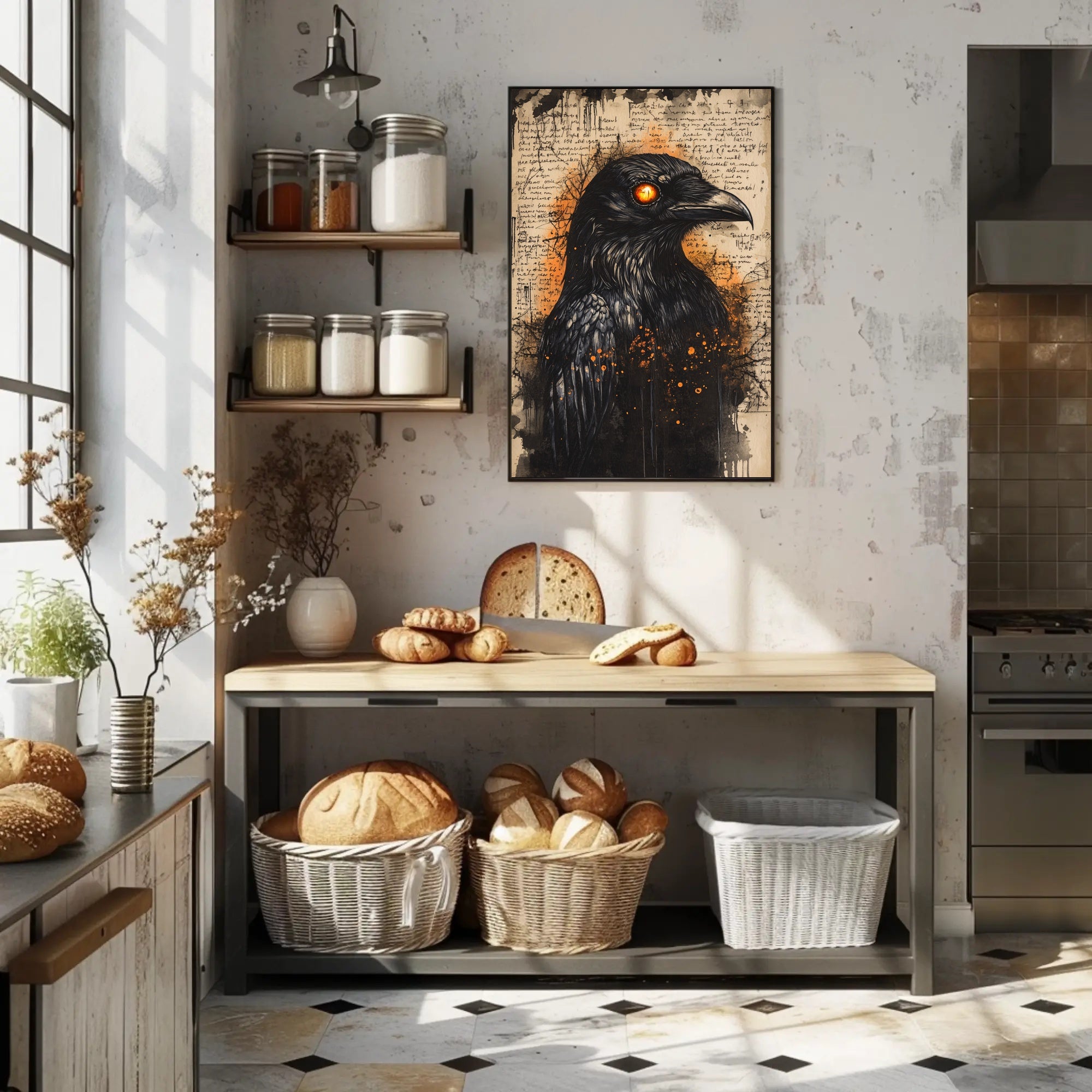 The Enigmatic Raven Poster