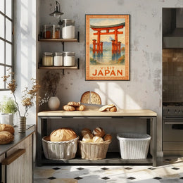 Visit Japan Poster PosterGoat