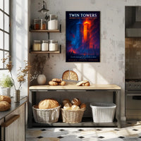 Twin Towers Remembrance Tribute Historical or Presidential Poster PosterGoat