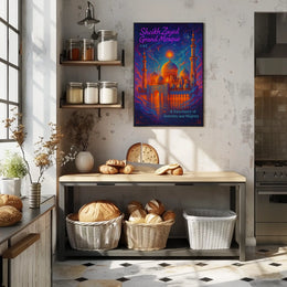 Sheikh Zayed Grand Mosque A Sanctuary of Serenity Poster