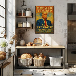 Donald Trump 47Th President Poster