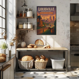 Explore Louisville, Kentucky Poster