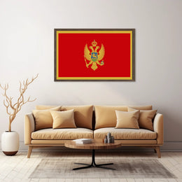 Montenegro Flag Poster