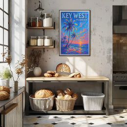 Key West, Florida Sunset Poster