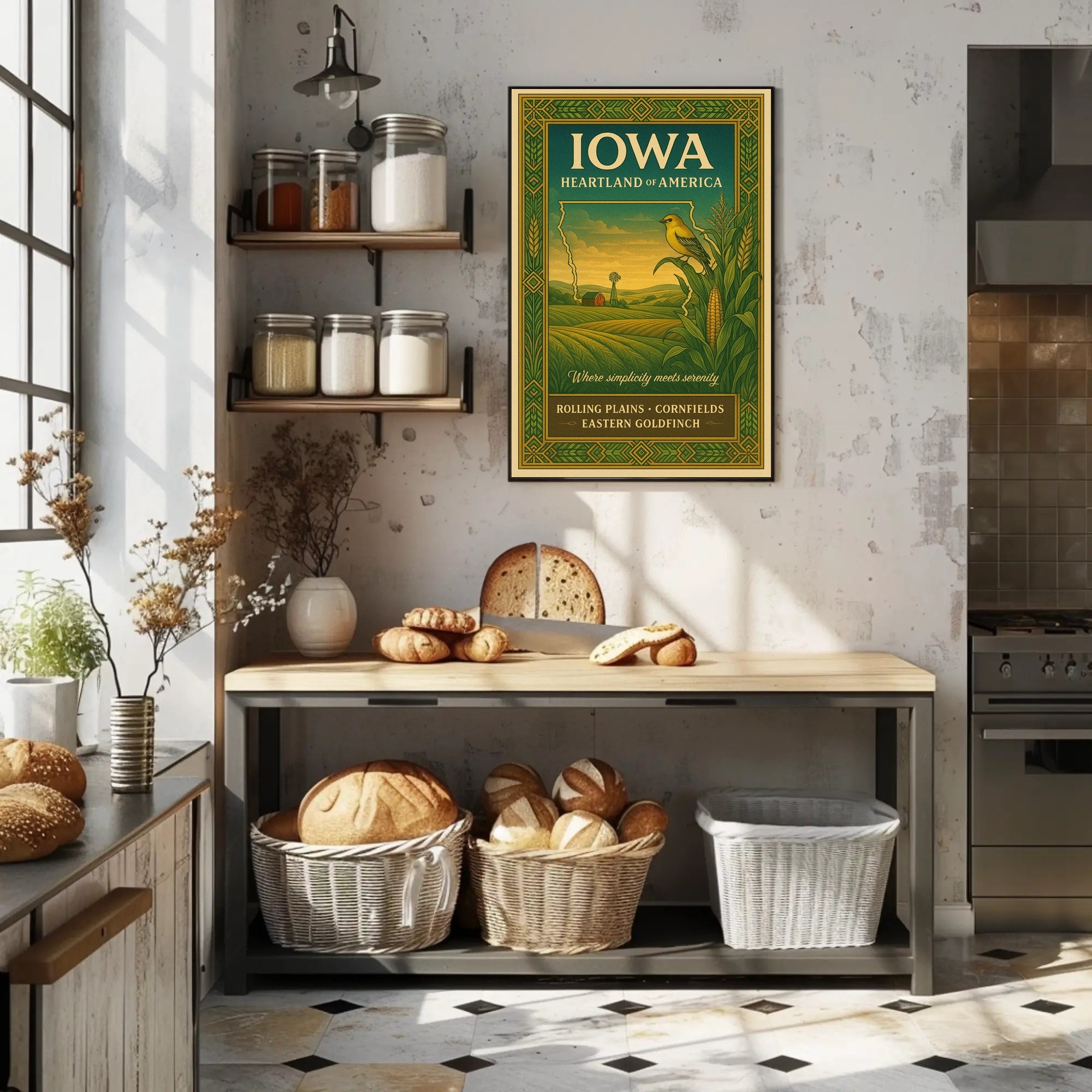 Iowa Heartland Of America Poster