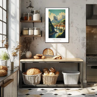 Prague A Scenic View Poster