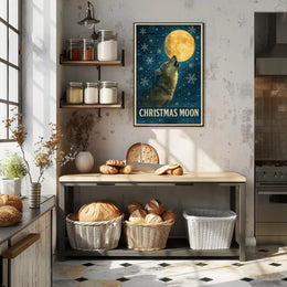 Christmas Moon Poster