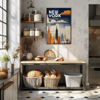 New York: Where Dreams Are Made Poster PosterGoat