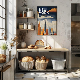 New York: Where Dreams Are Made Poster PosterGoat