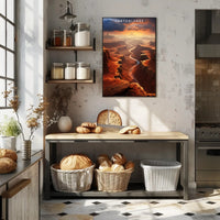 Canyonlands Sunset Poster Travel Wall Art Print