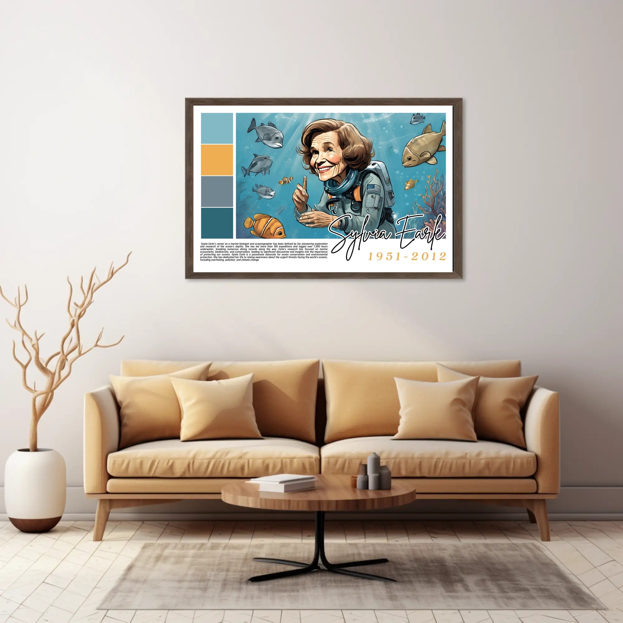 Sylvia Earle: Advocate for the Oceans Poster
