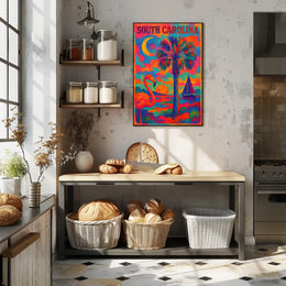 Vibrant South Carolina Poster