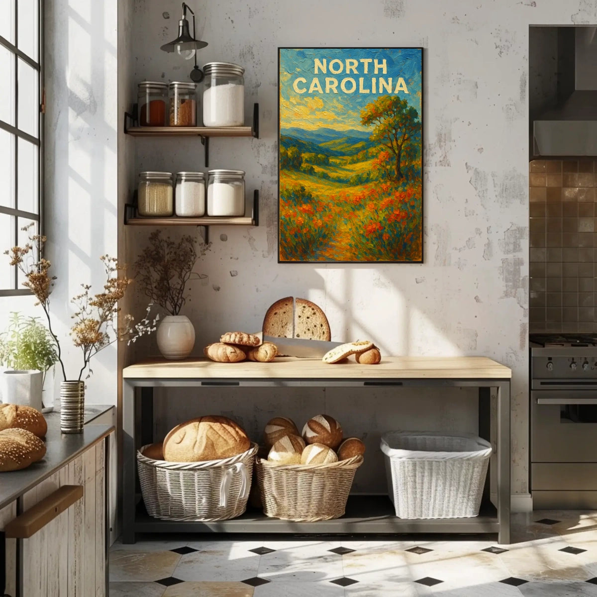 North Carolina Landscape Poster
