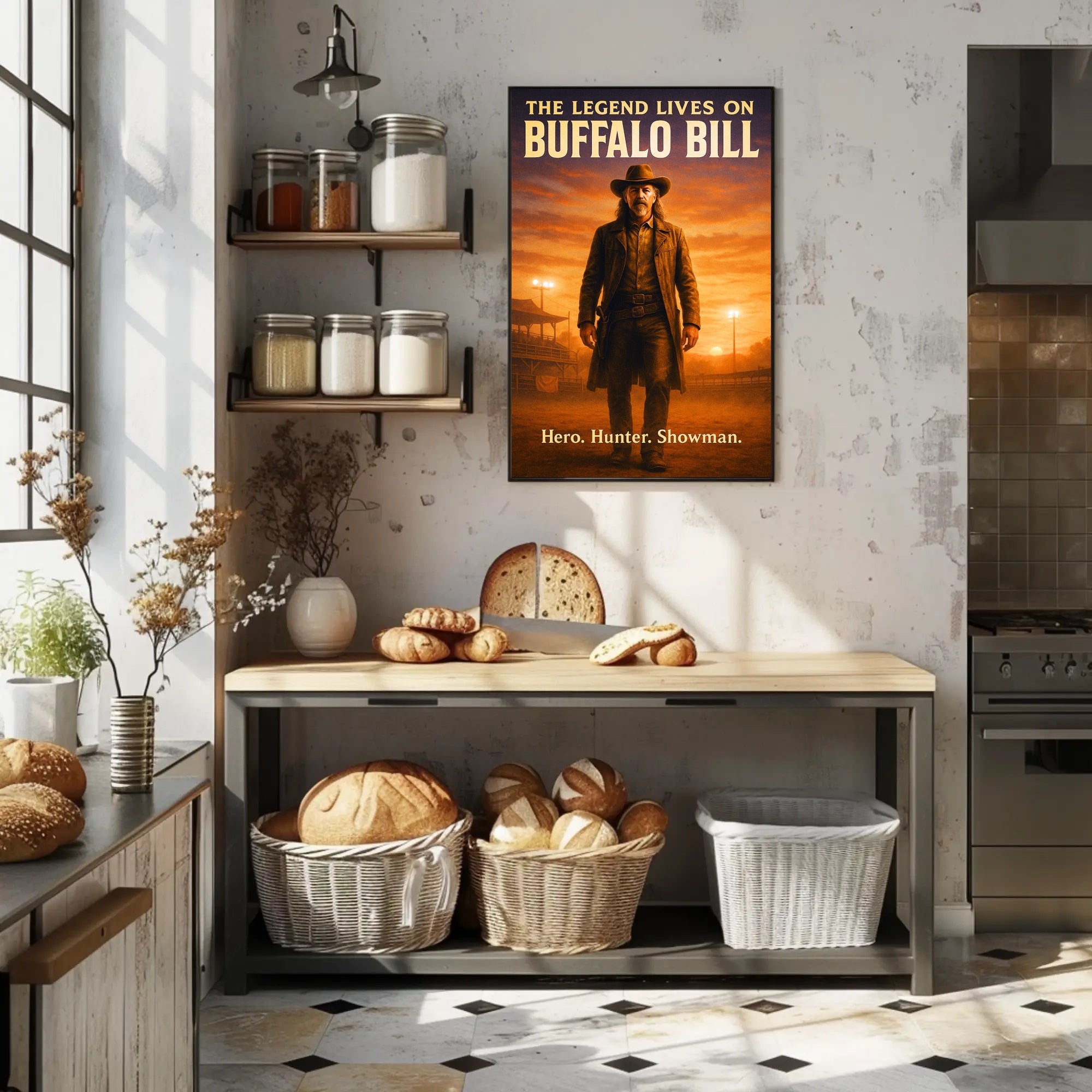 Buffalo Bill The Legend Lives On Poster PosterGoat