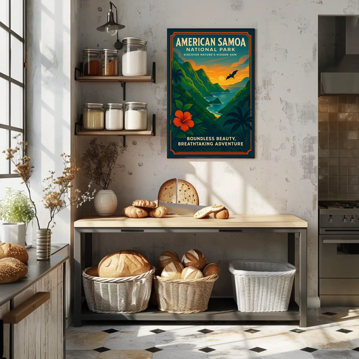 American Samoa Travel Adventures National Park Poster