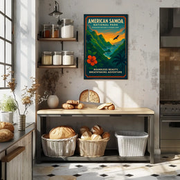 American Samoa Travel Adventures National Park Poster