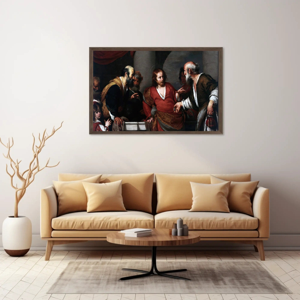 Baroque Masterpiece Scene Historical or Presidential Poster
