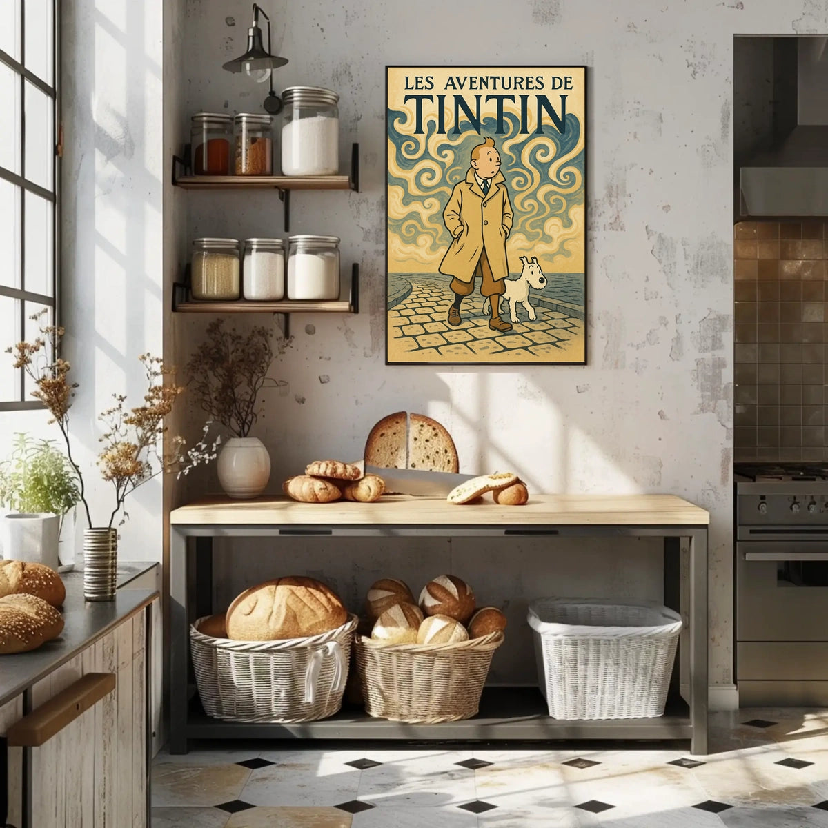 Les Aventures De Tintin Poster