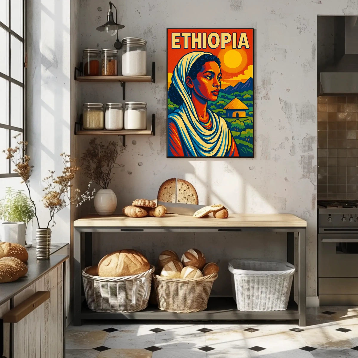 Ethiopia A Vibrant Heritage Poster