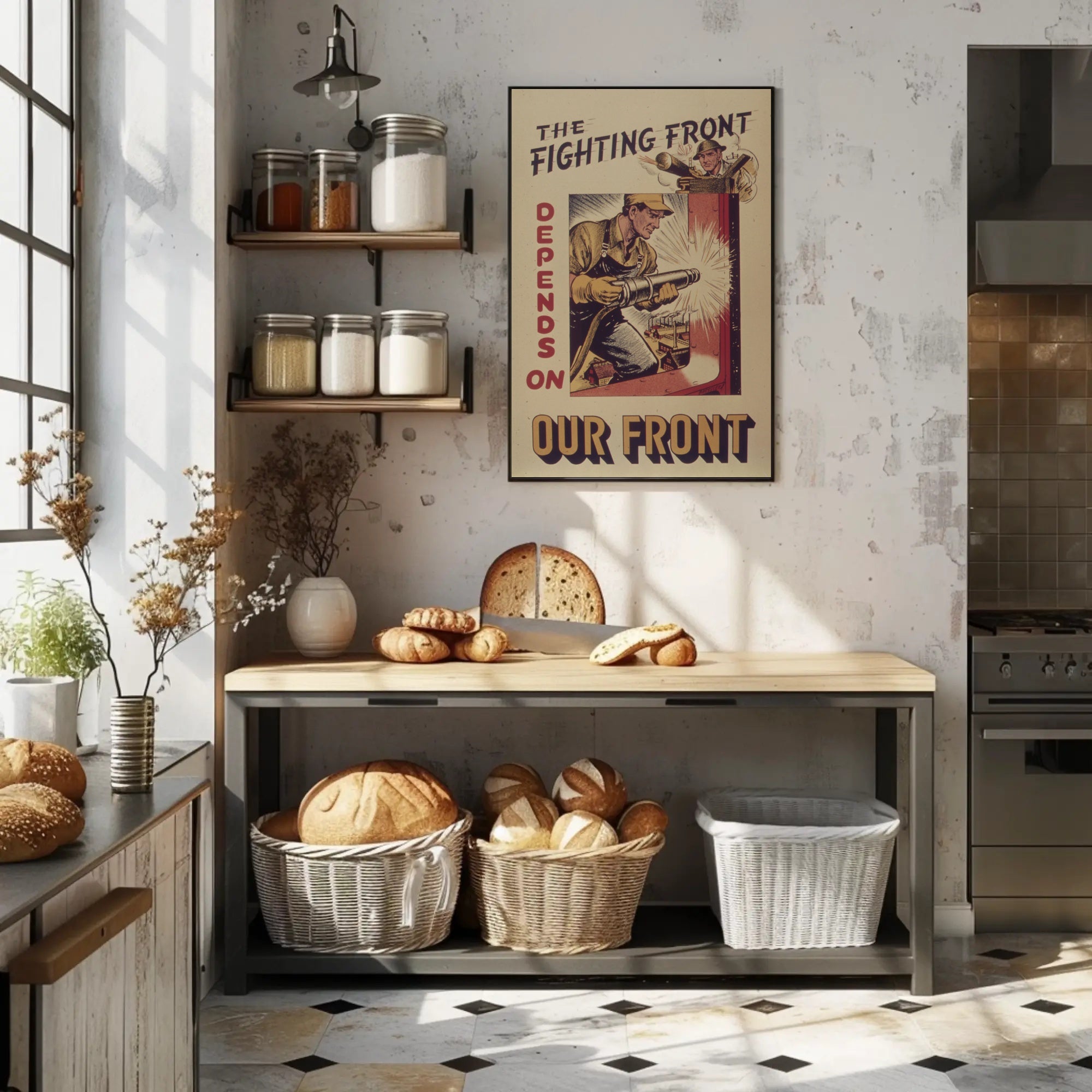 Homefront Support WWII Poster: A Symbol of Unity