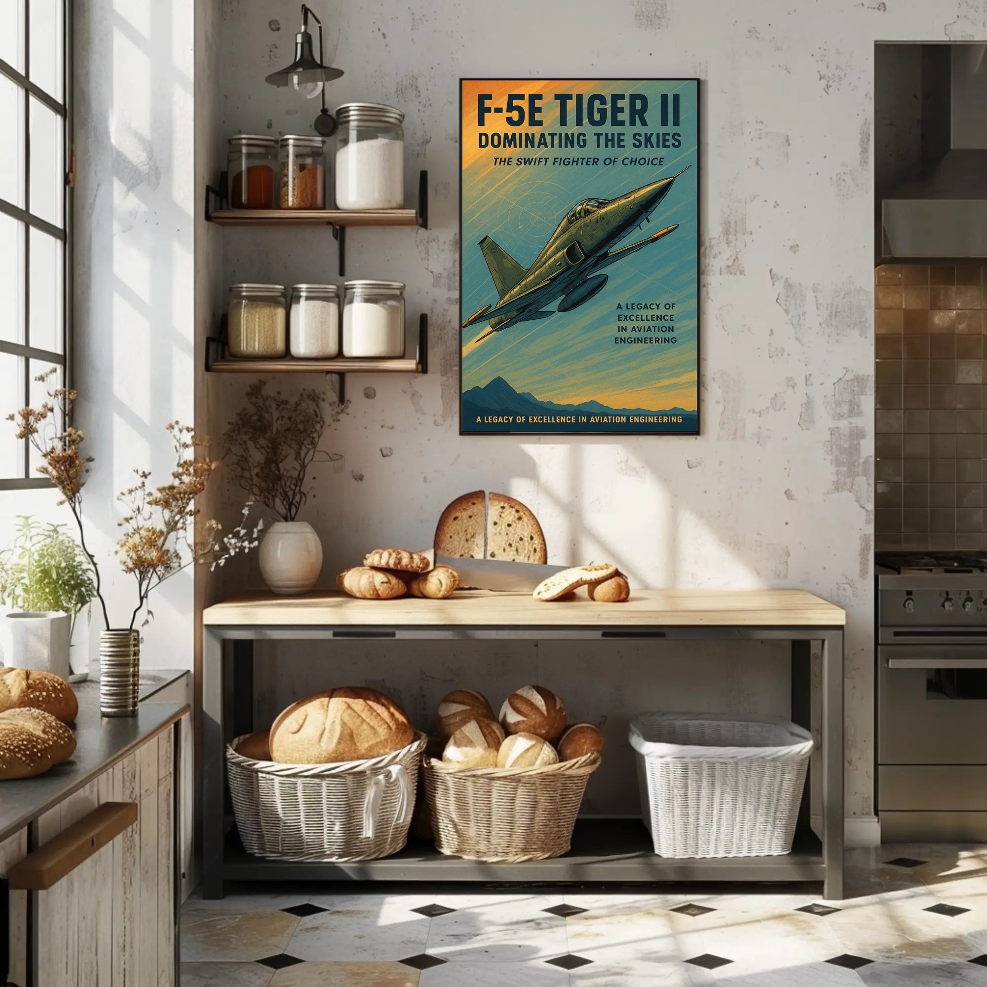 F-5E Tiger II Dominating the Skies Poster PosterGoat