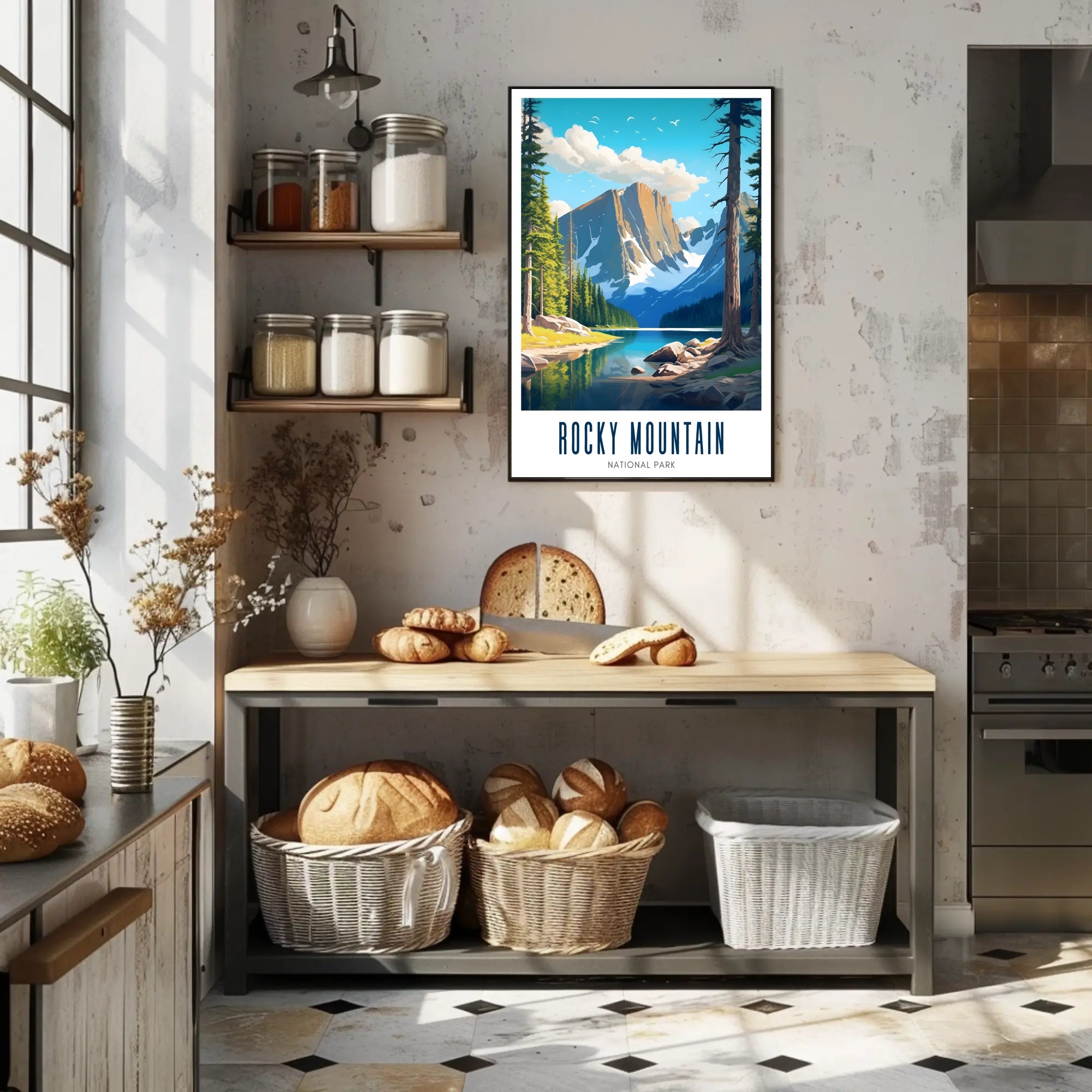 Rocky Mountain National Park Scenic Poster Print