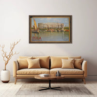 Pola Roman Arena Vintage Poster PosterGoat