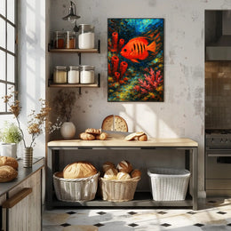 Vibrant Underwater World Poster PosterGoat