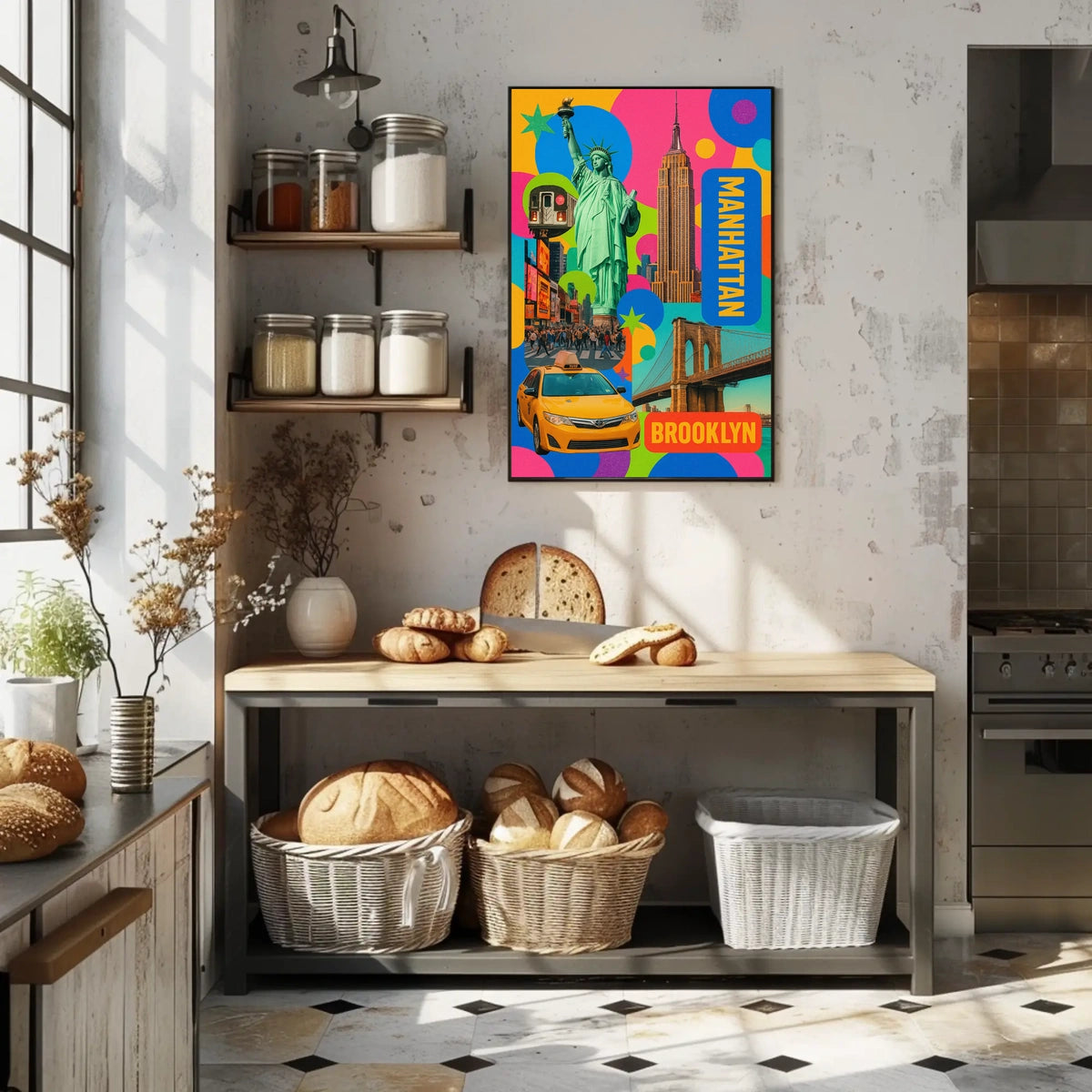 New York City Vibes Poster For Urban Wall Decor Lovers