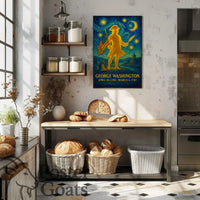 George Washington Starry Tribute Historical or Presidential Poster