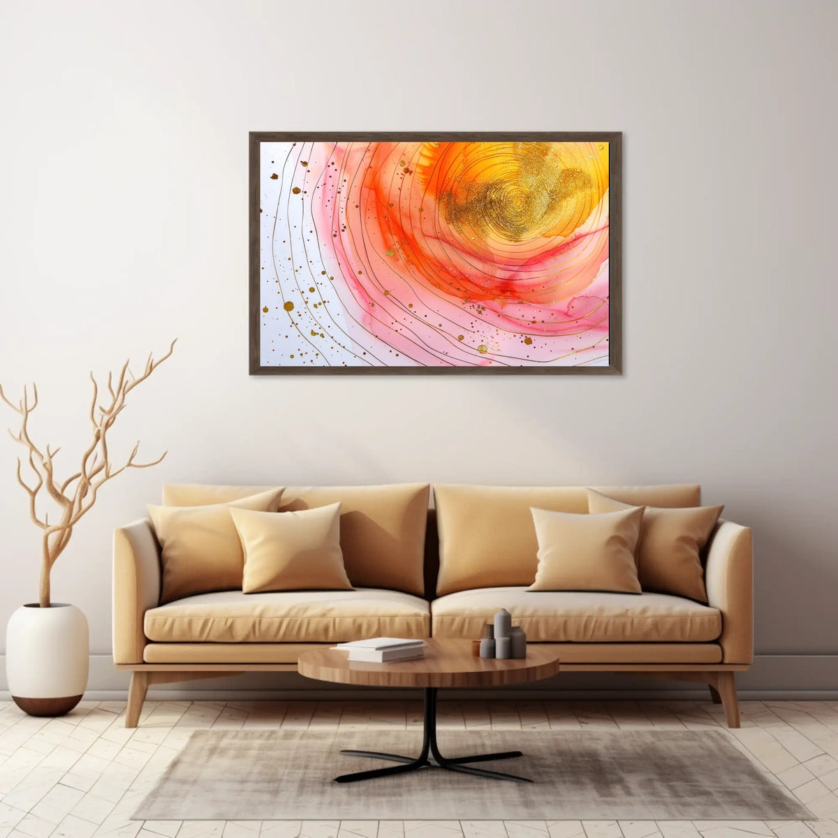 Radiant Abstraction Poster