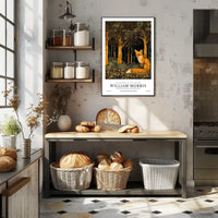 William Morris Exhibition Poster: Arts and Crafts Movement