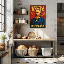 Rutherford B Hayes 19th President Poster Wall Art Decor