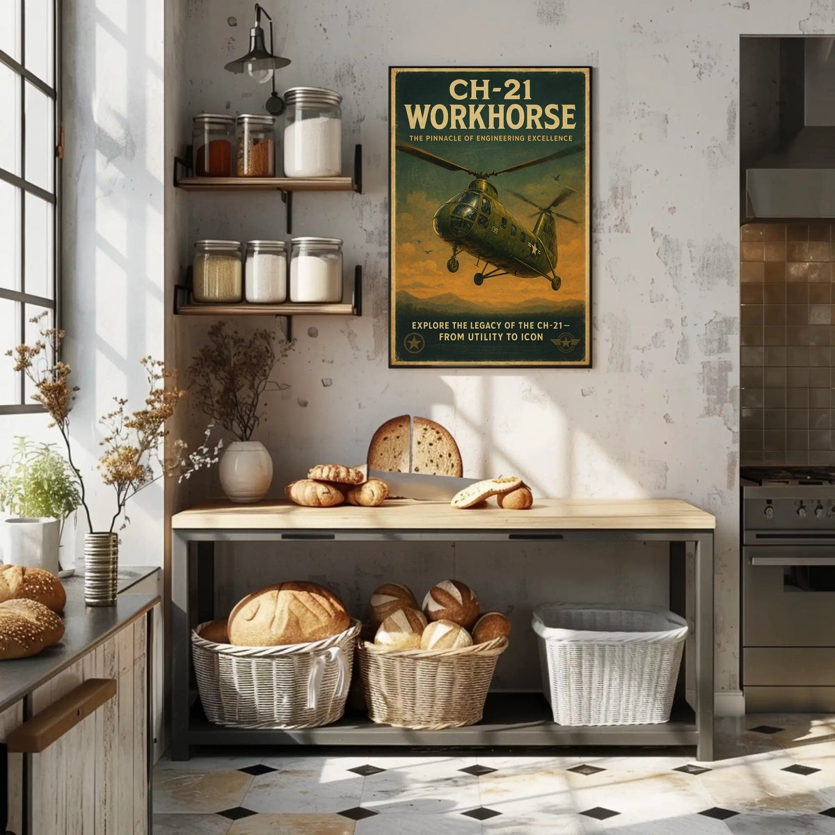 CH-21 Workhorse From Utility to Icon Poster