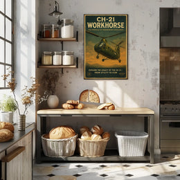 CH-21 Workhorse From Utility to Icon Poster