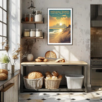 Indiana Dunes National Park Scenic Poster Print
