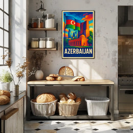 Azerbaijan A Vibrant Heritage Poster