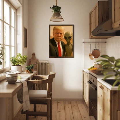 Donald Trump Alien Mars Photo Poster