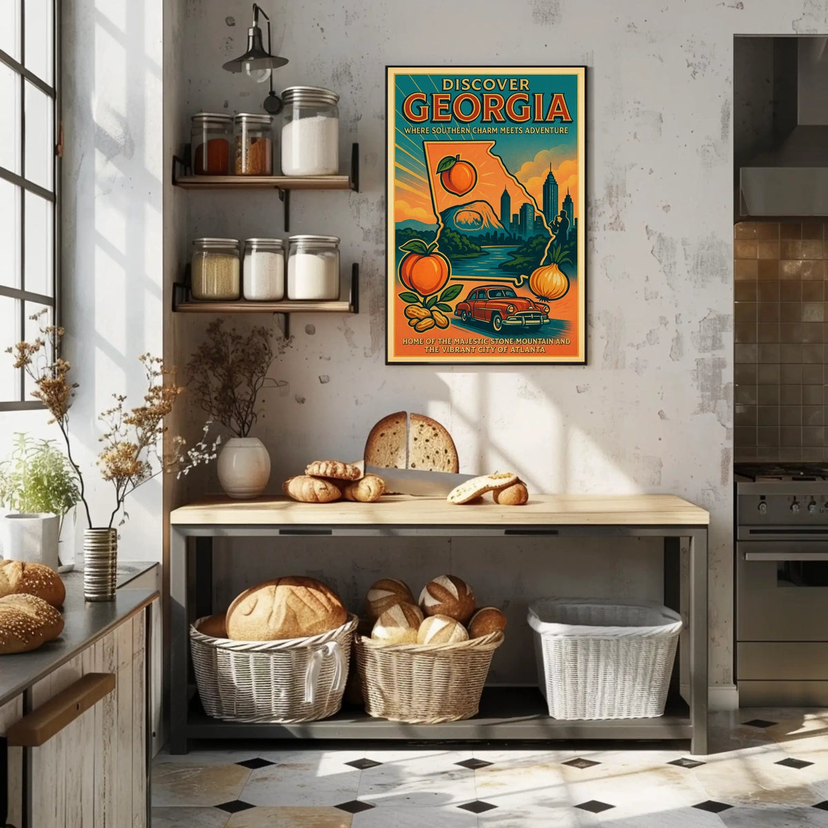 Discover Georgia Poster
