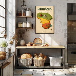 Lithuania Land Of History And Nature Poster